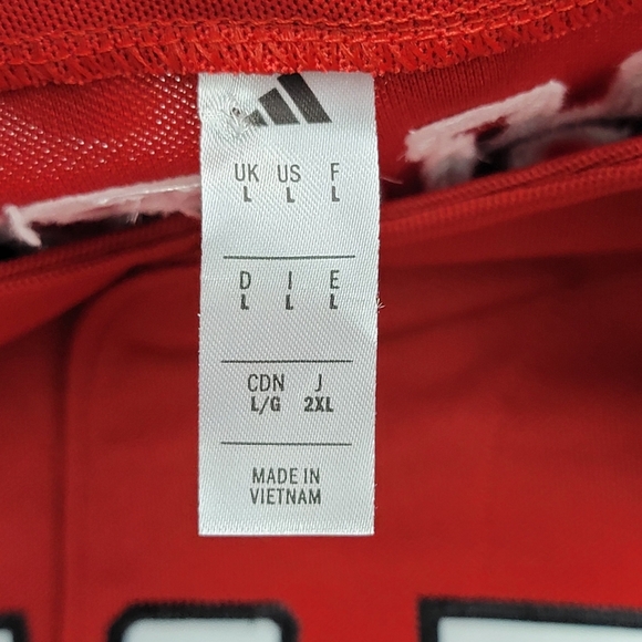 Adidas Texas Tech University Patrick Mahomes Baseball Jersey JP3739 Men Sz L New - Picture 4 of 9